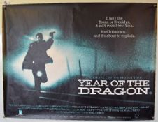 Original Movie/Film Poster Year of the Dragoon - 40 X 30 Starring Mickey Rourke^ John Lone issued by
