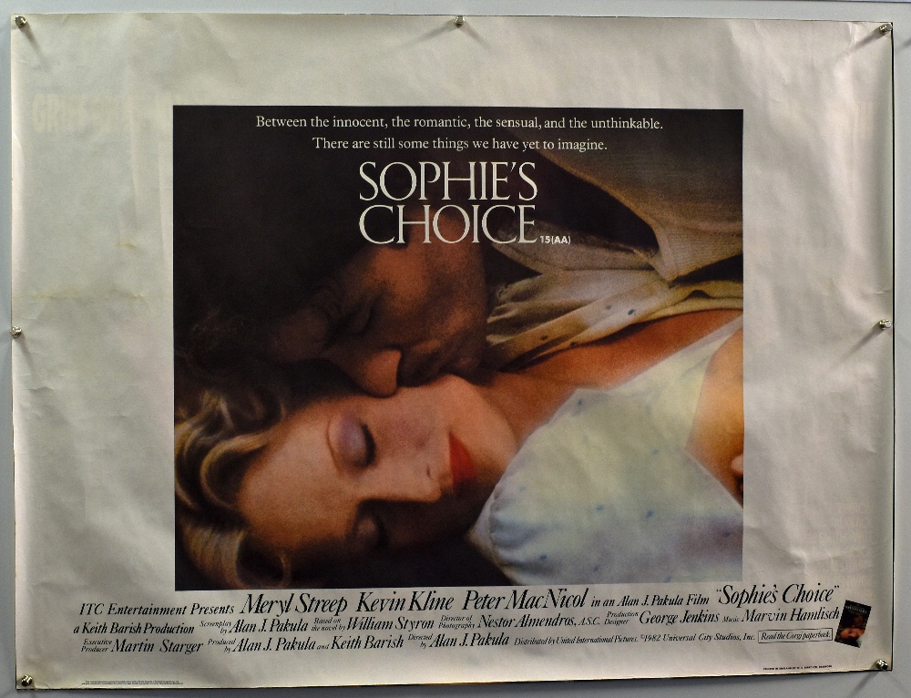 Original Movie/Film Poster Selection including Barfly^ Electric Dreams^ Sophie’s Choice (Meryl - Image 3 of 4