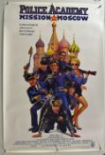 Original Movie/Film Poster Police Academy Mission to Moscow - 40 X 30 Starring Christopher Lee^