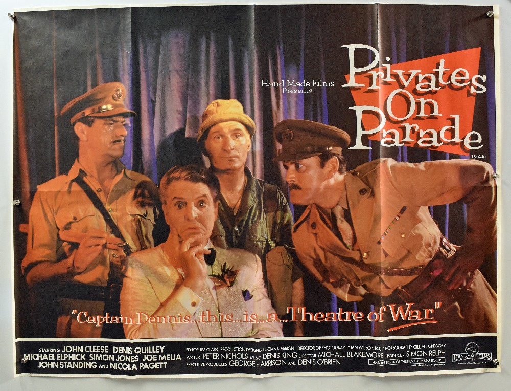 Original Movie/Film Poster Privates on Parade - 40 X 30 Starring John Cleese^ Denis Quilley^ Michael