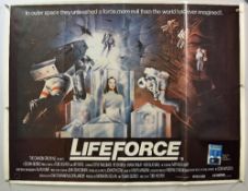 Original Movie/Film Poster Life Force - 40 X 30 Starring Steve Railsback^ Peter Firth^ Frank