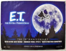 Original Movie/Film Poster (Teaser) E.T. The Extra Terrestrial - 40 X 30 New Re-mastered 2001 issued