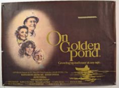 Original Movie/Film Poster On Golden Pond - 40 X 30 Starring Katherine Hepburn^ Henry Fonda^ Jane