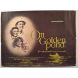 Original Movie/Film Poster On Golden Pond - 40 X 30 Starring Katherine Hepburn^ Henry Fonda^ Jane