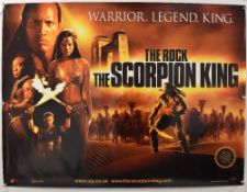 Original Movie/Film Poster Scorpion King Teasers - 40 X 30 Starring The Rock issued by Universal