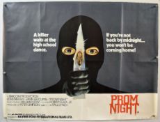 Original Movie/Film Poster Prom Night - 40 X 30 Starring Leslie Nielsen^ Jamie Lee Curtis issued