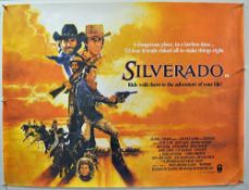 Original Movie/Film Poster Silverado - 40 X 30 Starring Kevin Kline^ Scott Glenn^ Danny Glover^