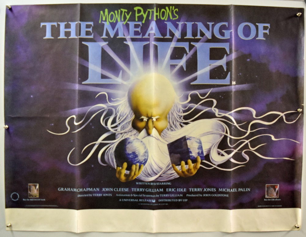 Original Movie/Film Posters Monty Python Meaning of Life - 40 X 30 Starring Graham Chapman^ John