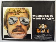 Original Movie/Film Poster Good Guys Wear Black - 40 X 30 Starring Chuck Norris issued by Enterprise