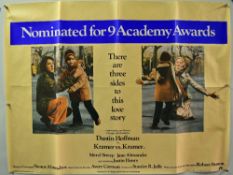 Original Movie/Film Poster Kramer vs Kramer - 40 X 30 Starring Dustin Hoffman^ Meryl Streep issued