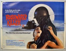 Original Movie/Film Poster Rosemary’s Killer - 40 X 30 Starring Farley Granger^ Vicky Dawson