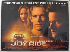 Original Movie/Film Poster Joy Ride - 40 X 30 Starring Steve Zahn^ Paul Walker issued by 20th