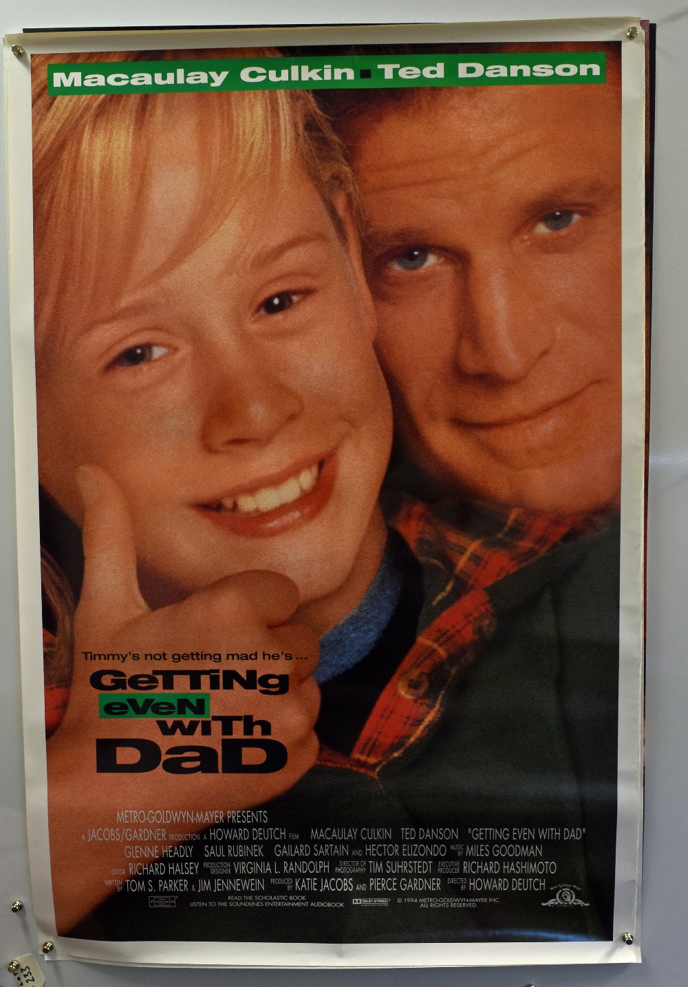 Original Movie/Film Poster Selection including Quiz Show^ Getting Even With Dad (x2)^ Black Dog - Image 2 of 4