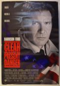 Original Movie/Film Poster Selection including Clear and Present Danger (Harrison Ford)^ Fearless^
