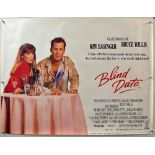 Original Movie/Film Posters Blind Date - 40 X 30 Starring Bruce Willis^ Kim Basinger issued by