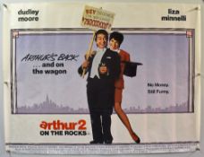 Original Movie/Film Poster Arthur 2 On the Rocks - 40 X 30 Starring Dudley Moore From Warner