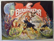 Original Movie/Film Poster The Beastmaster 1982 measures 40x30 printed Lonsdale & Bartholomew Ltd^