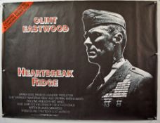 Original Movie/Film Poster (Teaser) Heartbreak Ridge - 40 X 30 Starring Clint Eastwood by Warner
