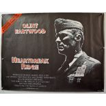 Original Movie/Film Poster (Teaser) Heartbreak Ridge - 40 X 30 Starring Clint Eastwood by Warner