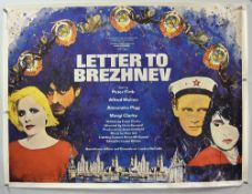 Original Movie/Film Poster Letter to Brezhnev - 40 X 30 Starring Peter Firth^ Alfred Molina by