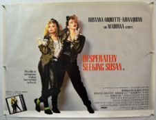 Original Movie/Film Poster Desperately Seeking Susan - 40 X 30 Starring Madonna^ Rosanna Arquette^