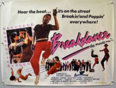 Original Movie/Film Poster Breakdance The Movie - 40 X 30 Starring Lucinda Dickey^ Shabba-Doo issued