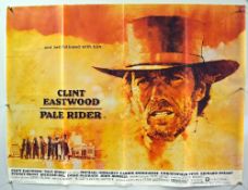 Original Movie/Film Poster Pale Rider - 40 X 30 Starring Clint Eastwood issued by Warner Brothers (