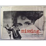 Original Movie/Film Poster Missing - 40 X 30 Starring Jack Lemmon^ Sissy Spacek by Universal