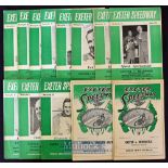 Collection of Exeter Falcons Speedway programmes from the early 1961/62 (13) – mostly Provincial