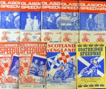 Collection of Glasgow Speedway Programmes from the 1960s to 1972 plus 3 others (21) – to incl