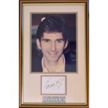 Damon Hill Formula One World Champion signed display – comprising head and shoulder photograph