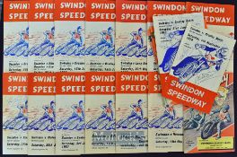 Collection of Swindon Speedway Programmes 1963 to 1977 (40) – incl 2x with signed covers -3x ’63