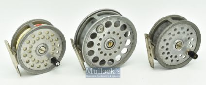 Selection of Farlow’s Reels (3) - C Farlow & Co B.W.P Patent ‘The President’ 3 ½” alloy fly reel