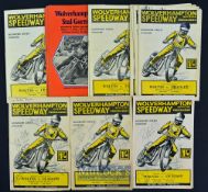 1970 Wolverhampton Speedway Programmes - 3 with signatures (40) - to include the opening fixture