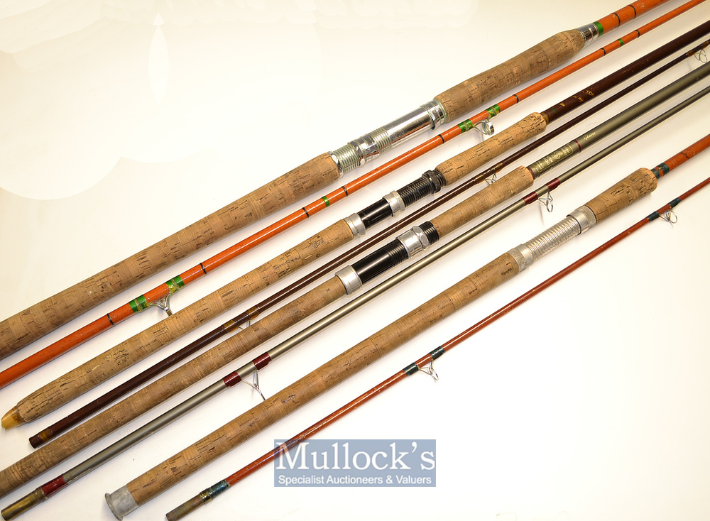 Various Big Game^ Sea and other spinning rods (4): to include a good Edgar Sealey “Spin Rod” 10ft - Image 2 of 2