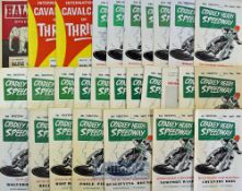1966 Cradley Heath Speedway Programmes (29) – 27/30 near complete run of home programmes missing 6 &