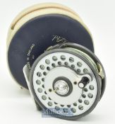 Hardy Bros England The Princess multiplier alloy fly reel and spare spools - 3 ½” dia with 3x