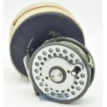 Hardy Bros England The Princess multiplier alloy fly reel and spare spools - 3 ½” dia with 3x