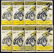 1967 Wolverhampton Speedway Programmes (25) - to include the opening Challenge Match fixture and
