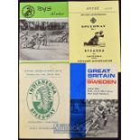4x Swedish and Sweden Speedway related programmes and Yearbook from the late 1960s early `70s (