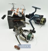 Selection of assorted modern spinning reels (6) - Hellion 3000^ Advance GD3000^ Interceptor Pro