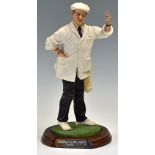 Harold “Dickie” Bird M.B.E Royal Doulton Cricket Umpire Figure c1996– fine ceramic figure with