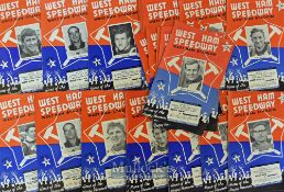 Collection of West Ham Speedway Programmes 1964 to 1971 (38) – 10x ’64 Grand Challenge Match^