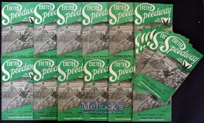 Collection of Exeter Falcons Speedway programmes from 1964 (30) – near complete run missing only (6)