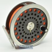 Fine Hardy Bros England The Sunbeam 8/9 alloy fly reel and line – 3.75” dia with smooth alloy