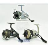 J.W. Young & Sons The Ambidex Mk VI fixed spool reel B632218 in black^ with makers case^ together
