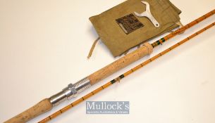 Good Hardy Bros England “The No.1 L.R.H Spinning” Palakona rod ser. no.H8109 – 9ft 6in 2pc fully