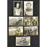 Collection of Cradley Heath Speedway Stars Action^ Team and Portrait photographs (28) – from late