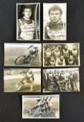 Collection of Cradley Heath Speedway Stars Action^ Team and Portrait photographs (28) – from late