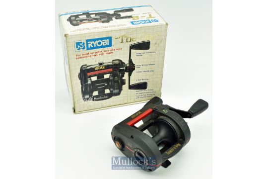 Fine Ryobi The One T2 multiplier baitcasting reel with right/left hand  conversion^ in black^ runs